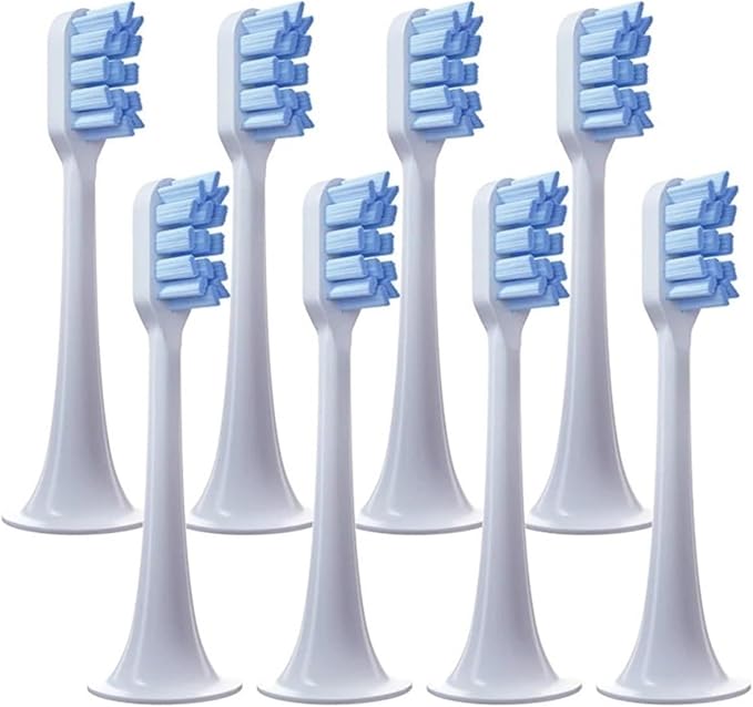 8pcs Replacement Toothbrush Heads for Electric Teeth Brush(8 Blue)