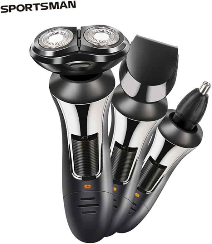 Men's Hair Shaver Electric Beard Clipper Hair Cutting Kit Portable Design