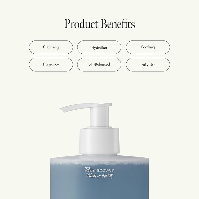 Shower Time Scented Body Wash - Vegan Hand &amp Body Cleanser with Ceramide &amp Botanical Oils Blue Agave Scent Free from Paraben Sulfate Silicone 15.22 fl.oz