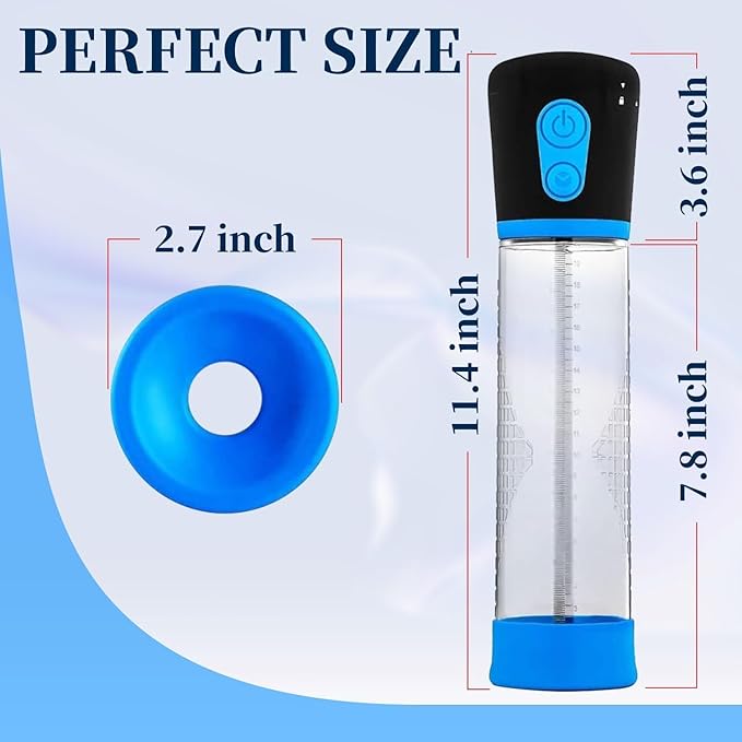 Male Masterburbatar Hands Free with 4 Vibration Sucking Massagers Modes Automatic Male Mastusbafor Tight Sleeve Hoodies Pocket puzzy Silicone Electric Massager Machine XBJ90 (Blue)