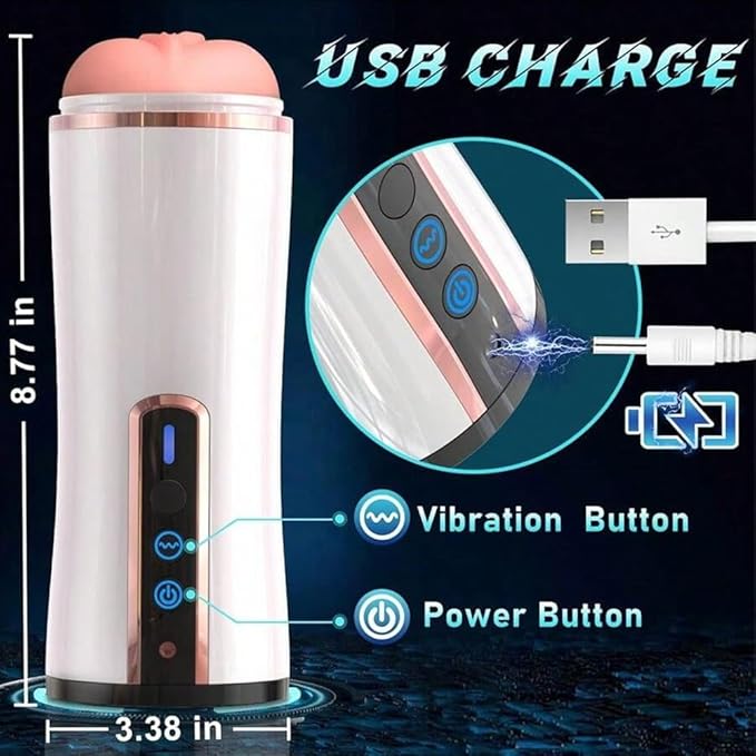Male Masterburbatar Hands Free with 10 Vibration Massagers Sucking Modes Automatic Male Mastusbafor Tight Sleeve Hoodies Pussy Pocket Silicone Electric Massager Machine