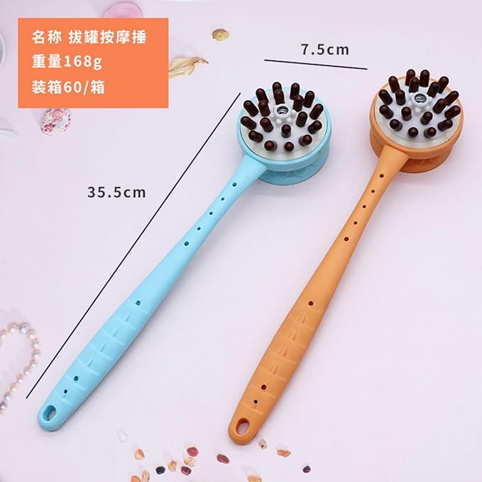 新款颈肩拍打神器养生按摩锤 Manual Body Massage Hammer 手持式经络按摩锤 Manual Body Massage Hammer 多功能木针敲打锤 HomeOffice Body Electric Massagers