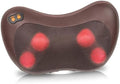 Back Massager Shiatsu Back and Neck Massager - Kneading Massage Pillow with Heat for Shoulders Hands Legs Feet for Home Office and Car (Color : Brown)