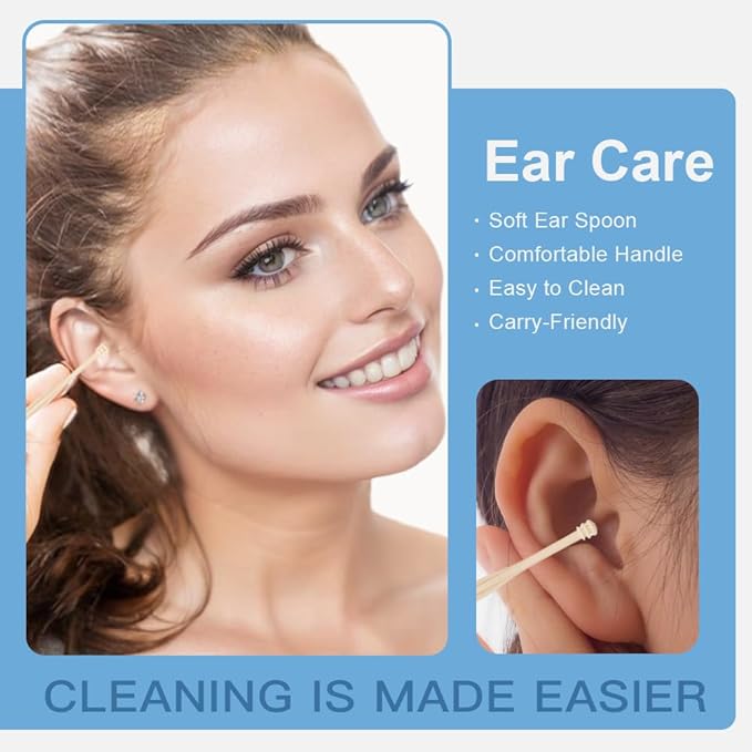 KAMOJI 2026 New Nasal Hair Cutter Set 360° Rotating Portable Manual Nasal Hair Remover Upgrade Double-Sided Nose Hair Trimmer with Ear Picker Suitable for Men and Women (Begie 3Pcs)