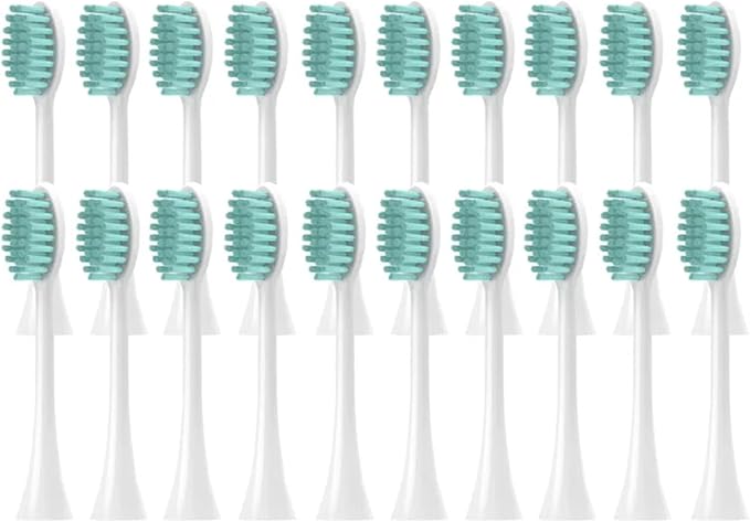 Compatible for Philips HX2033/HX2421/HX2431/HX2451/HX2461/HX2471/HX2023 - Replacement Toothbrush Head with Cover