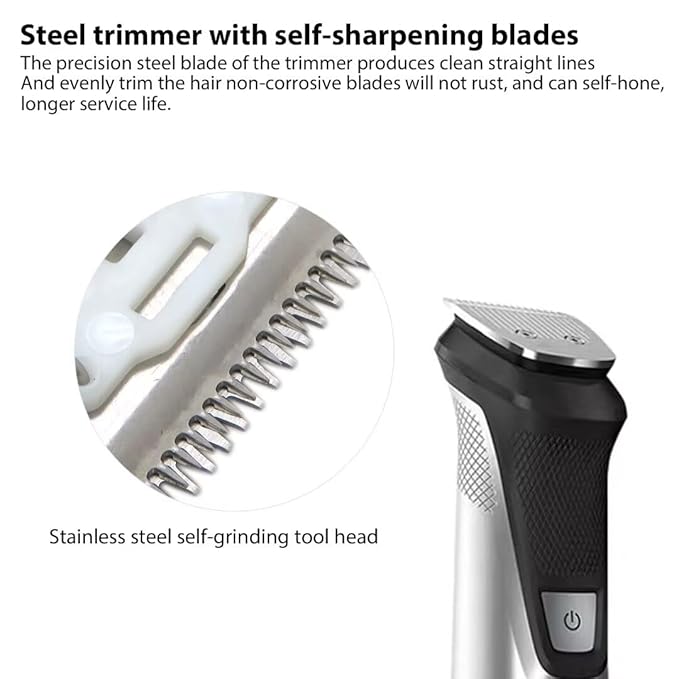 Professional 32mm Full Size Blade Cutter Head Multigroom Trimmer Replacement Compatible for P-hilips Norelco MG3750 MG3760 MG5700 MG5750 MG5760