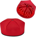 Red Light Cap for Hair Regrowth Light Therapy Hat for Hair Growth in Women and Men Portable Hair Growth Cap Hot Compress Physiotherapy Hair CareRed