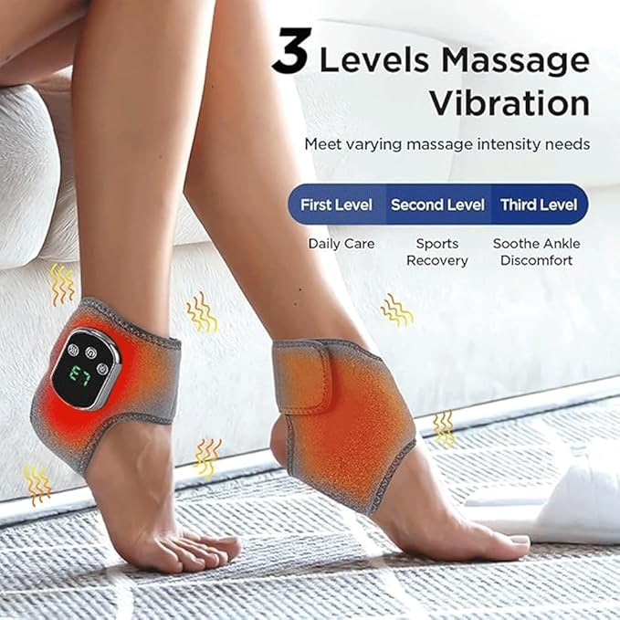 Triple Method Upgrade Wireless &amp Portable Foot with 3 Vibration ModeTriple Therapy Foot .(2pcs)