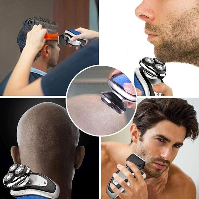 Electric Shavers for Men Mens Electric Razor 2 in 1 Dry Wet Waterproof Face Rotary Shaver Travel USB Rechargeable for Dad Husband Man