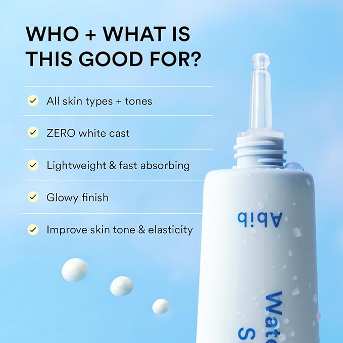 Abib Airy&ampWatery Sun Care Duo SPF50+ Broad Spectrum Duo Oil Control &amp Hydrating Sunscreen Set No White Cast Lightweight Korean Sunscreen 2 Count