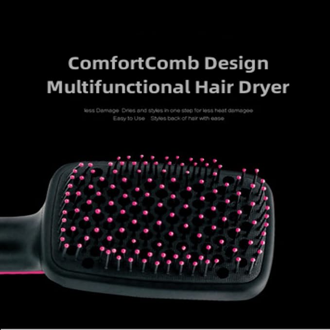 Comfort Comb Design Multifunctional Hair Multifunctional Hair Fast Comb 2-in-1 Straight Hair Comb Comfort Comb Design Household Multi-Functional Hair Comb