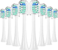 4pcs Replacement Brush HeadsCompatible for Phlps H-X6064 H-X6930 H-X6730 Toothbrush Vacuum Bristle Nozzles(8pcs Green)