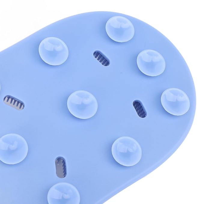 Silicone Foot Scrubber Slippers 360 Degree Shower Cleaner with Suction Cup for Feet Cleaning Shower Foot Scrubber Foot Scrubber Slippers Non Slip Shower Foot Scrubber Shower Foot