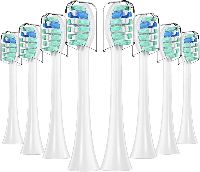 4-16pcs Toothbrush Replacement HeadsCompatible for PH Replacement Heads Electric Brush Head for 4100 5100 6100 9023(8pcs Green)