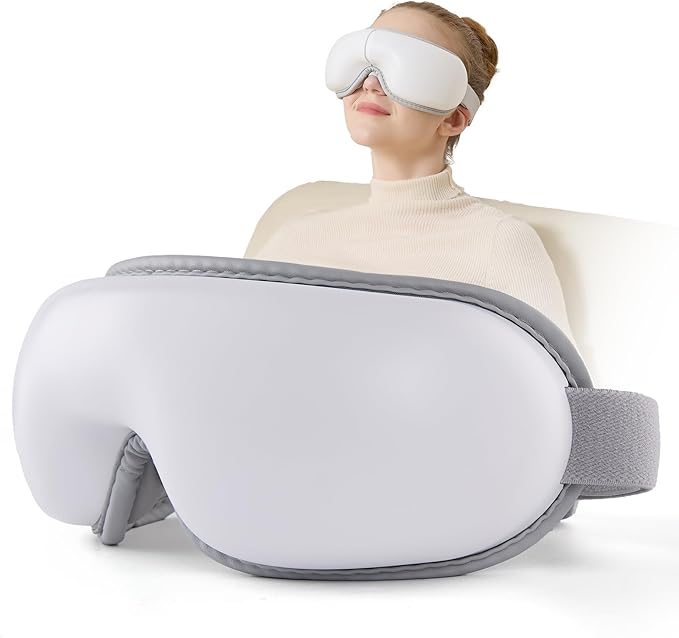 Eye Massager with Light-Blocking Design 2026 Upgraded Eye Massager with Heat 5 Modes &amp 180° Folding Design Sleep Gift for Office Travel Home Use Portable &amp Gifts for Women and Men