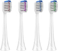 4 PCS Electric Toothbrush Replacement Head Tooth Brush Heads Compatible for HX3/6/9 Series Soft Bristles Nozzles(BL551-X)