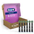Oral-B Cross Action Replacement Brush Heads for an Oral-B Electric Toothbrush Pack of 6 Black