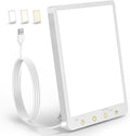 10000 Lux Light Therapy Lamp - 3 Color Modes Slim Portable Design Memory Function &amp Touch Control Sunlight Lamp for Home Office Wall Mountable Therapy Light.