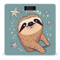 Funny Sloth Stars Weight Scale Digital Electronic Scales Bathroom Scale Larg LCD Backlight Display High Precisio MeasurementsTempered Glass