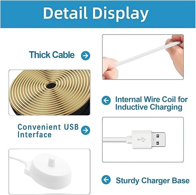Travel Charger Dock 3757 Electric Toothbrush Charging CradleCompatible For BraunCompatible For Oral BSeries D12 D20 D16 Toothbrush Charging Stand(C)