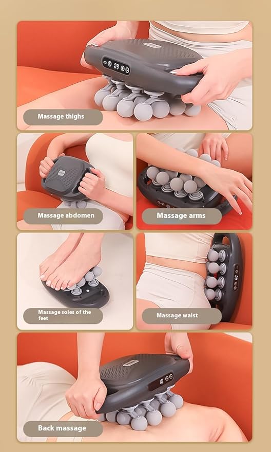 16-Head Massage Gun Deep Tissue Back Massager Electric Handheld Massager 2026 new Model for Back Shoulders Legs Muscle Pain Relief Ideal Gifts for Women Men Mom and Dad