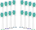 12/16/20Pcs Toothbrush HeadsCompatible for HX6780 HX6781 HX6782 HX6902 HX6910 HX6911 HX9044 HX6074 HX9024 HX6730 HX6062(20PC with Cap)
