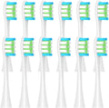 12PCS Replacement Brush HeadsCompatibility for Oclean X/X PRO/ Z1/ F1/ One/Air 2 /SE Sonic Electric Toothbrush(12pcs White)