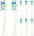 4/8/12/16Pcs Replacement Toothbrush HeadsCompatible for Philips Replacement Electric Brush Head 4100 6500 6100 7500 5300 1100(8pcs Green)
