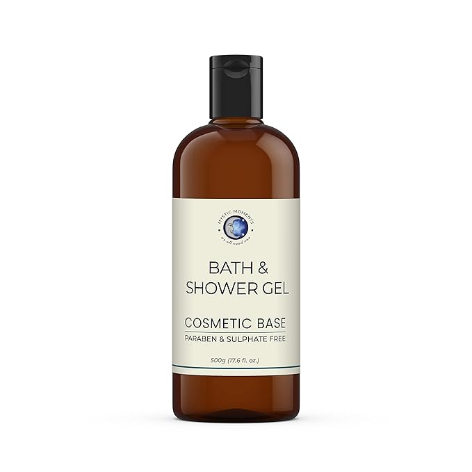 Mystic Moments Bath &amp Shower Gel - Natural - Unscented - S&ampP Free - 1Kg