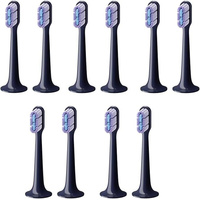 Compatible for Xiaomi Mijia Sonic Electric Toothbrush T700 Head Universal High-Density Brush Head Teethbrush Replacement Heads(10pcs)