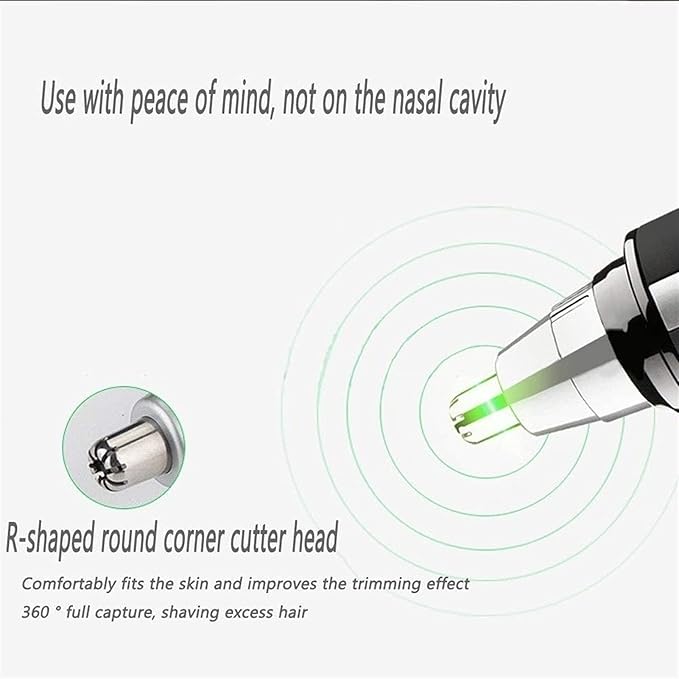 Professional PainlessEyebrow Sideburns Men Grooming KitBattery-OperatedEyebrow and Facial Hair Nose Hair Trimmer