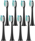 3Models Electric Toothbrush Head Compatible for with HX3/HX6/HX9 Series Models(8pcs Black)