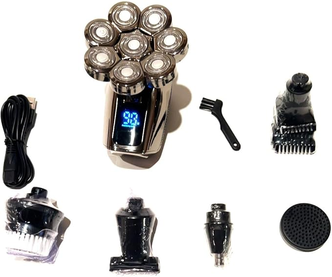 MuSOKI'S Stylish 8 Blade Electric Shaver