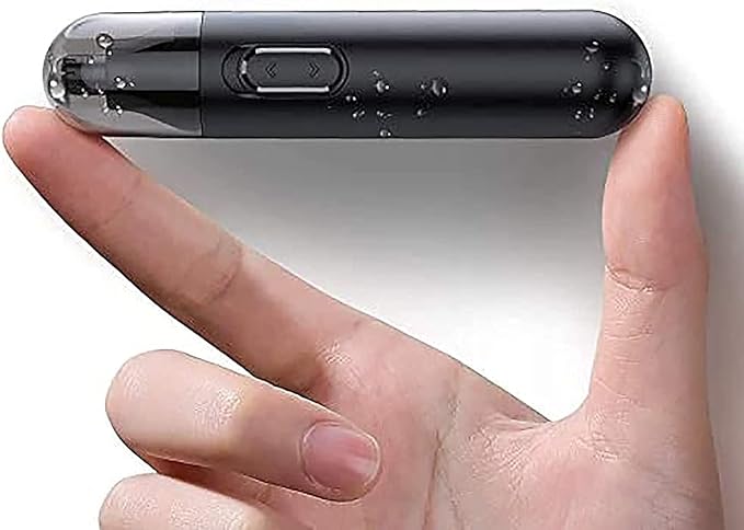 Ear and Nose Hair Trimmer Clipper - Professional Painless Eyebrow and Facial Hair Trimmer for Men and Women Battery-Operated Waterproof Dual Edge Blades for Easy Cleansing