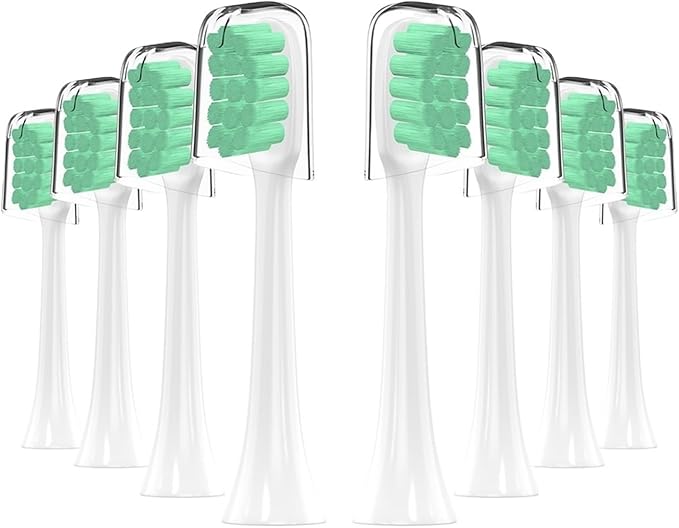 16pcs Electric Toothbrush Compatible for Soocas X3Pro / X3U X5 V1 V2 X1 Brush(WhiteB)