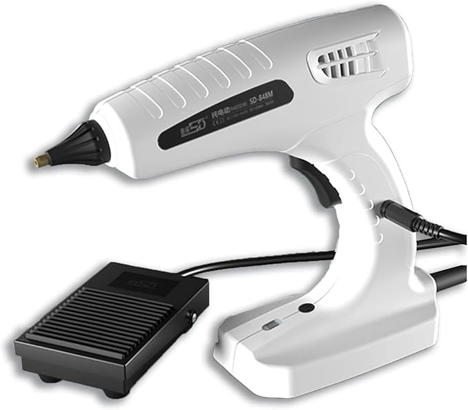 Hot Glue Gun Kit with Sticks Fast Preheating Hot Melt Glue Gun and Sticks Set Heavy Duty Glue gunSmart Reflux Design 3mm Glue Hole Diameter