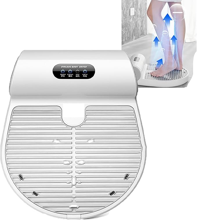 Full Body Dryer 2 Speed Bathroom Body Dryer with Weight Function 1350w Smart Quick Dry Cold and Warm Waterproof Body Gravity Induction for Bathroom Swimming Pool