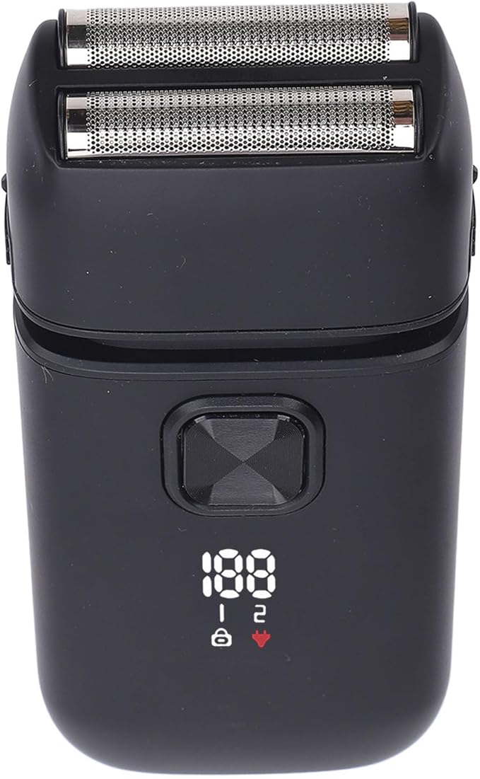 Razors for Men Shavers for Men Electric Barber Straight Blade Barber Straight Blade for with Cleaning Brush Reciprocating Beard Trimmer Foil Beard Clipper Professional Bald Head