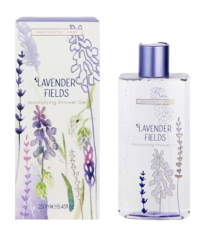 Heathcote &amp Ivory Lavender Fields Shower Gel 250ml 8.45oz