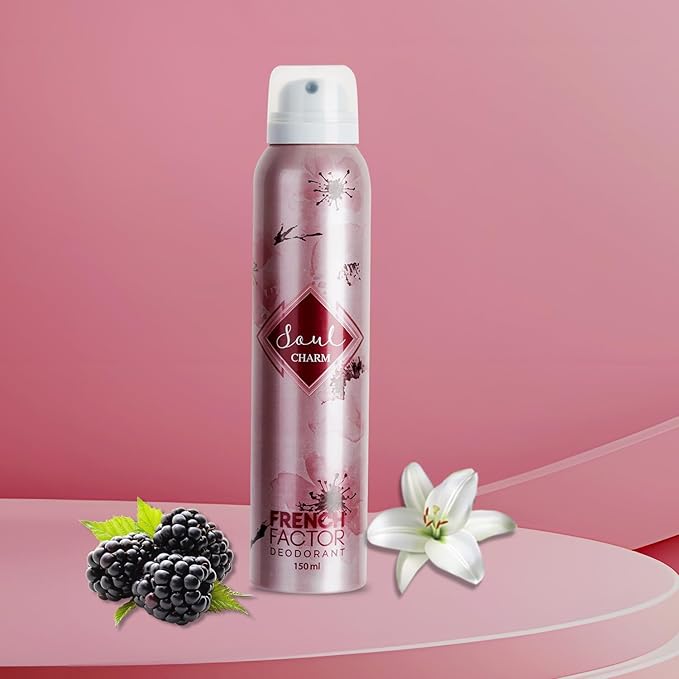 VIVA Real Women &amp Girl's Fragrance Soul Charm Combo Deodorant Spray - (Pack of 2) Unbeatable Fragrance for Hours.