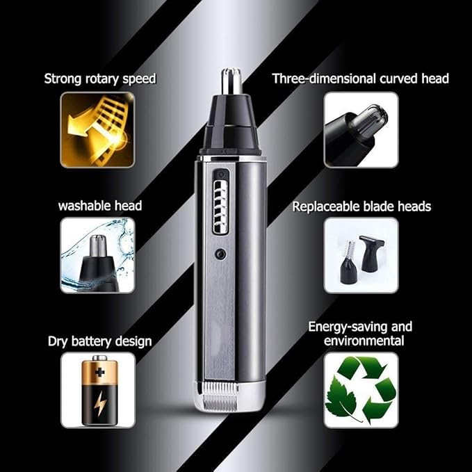 Trimmer for Men and Women Professional Painless Nose Clippers Ear Facial Eyebrow Hair Trimmer Epilator Removal Body