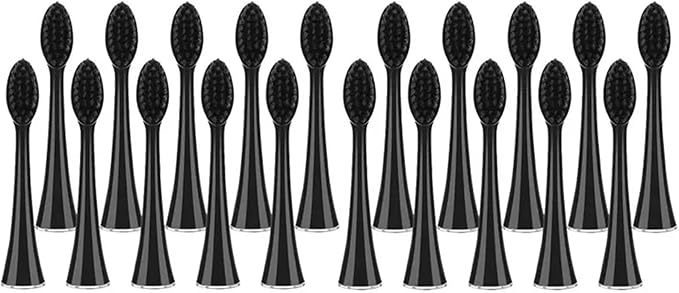 Compatible for Burst Seago 10PCS Whiting Bamboo Charcoal Replacement Toothbrush Heads - Fits S9 Adult Toothbrushes(20pcs)