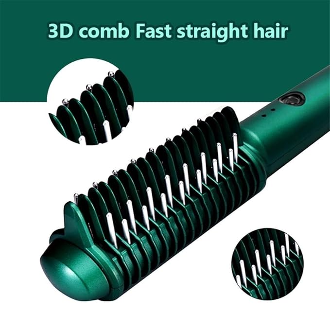 WJREGG Hair Brush Straightening Brush Hair Straighteners Straightening Brush Hair Brush Straightener Hair Curler Hair Comb Cordless