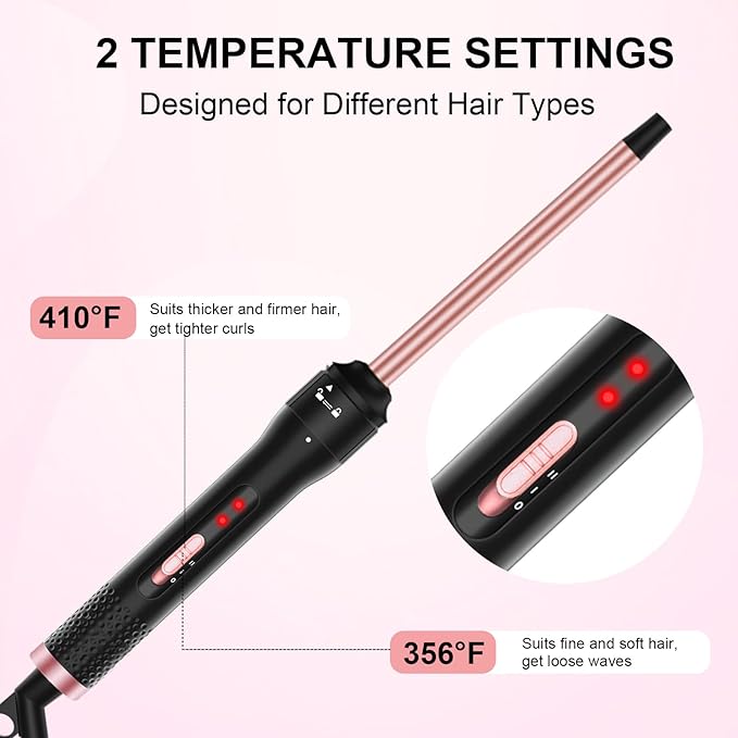 Professional 1/2 Inch Curling Iron &amp Rotating Electric Toothbrush