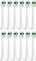 Compatible for H6063/67 Replacement Brush Heads Electric Toothbrush(12PCS)
