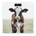 Cow Bathroom Scale for Body Weight Bathroom Digital Electronic Weighing Scale with Back Lit LED Display Sturdy Tempered Glass Weight Watchers Scales 400lb