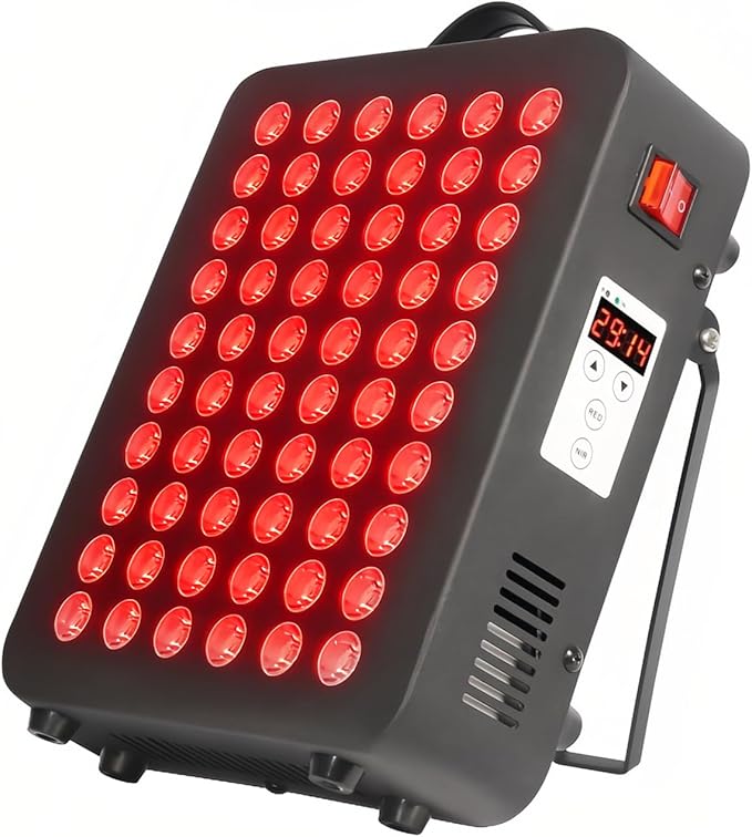 Red Light Therapy Dual Chip LED Light Therapy Device with 60 LEDs and 660nm Red 850 nm Near Infraredfor Body FaceSleep Improve Sleep Muscle Recovery Performance
