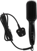 Hair Straightener Comb Temperature Settings Multi-Functional Tool for Hair and Beard Styling LCD Display Rotating Cord Smooth and Shiny Results