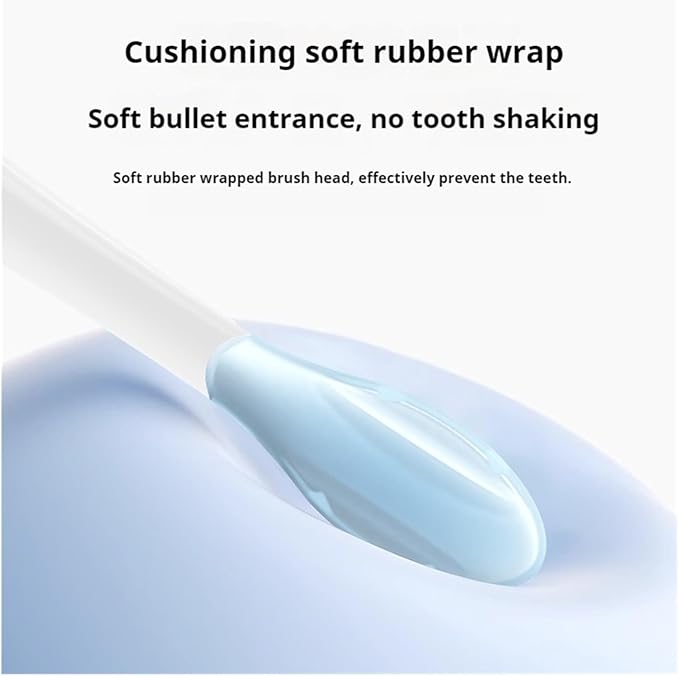 8PCS Replacement Brush Heads Compatibility for XIAOMI MIJIA MES609/610 Pro Electric Toothbrush(8 PCS Blue)