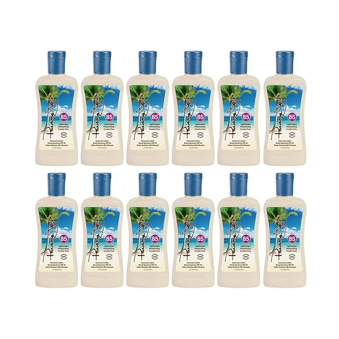 Panama Jack Sunscreen Suntan Lotion - SPF 85 Broad Spectrum UVA/UVB Protection PABA Paraben Gluten &amp Cruelty Free 6 FL OZ (Pack of 2)